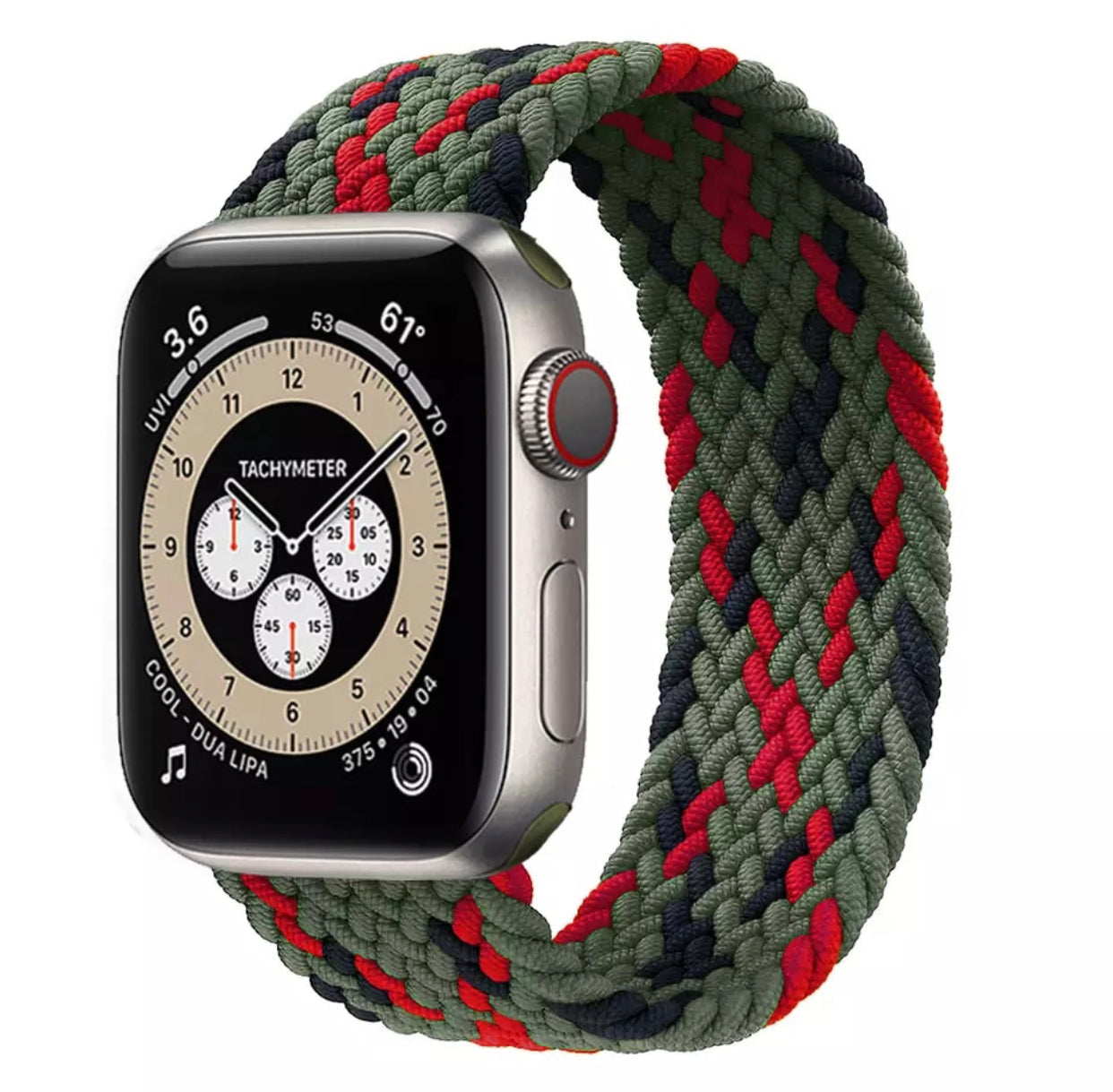 Premium Designers Speciality Nylon Braided Apple Watch Bands- for New Apple Watch Series 7 45mm - Super Savings Technologies Co.,LTD Premium Designers Speciality Nylon Braided Apple Watch Bands- for New Apple Watch Series 7 45mm - Super Savings Technologies Co.,LTD